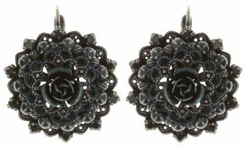 Konplott Ohrringe "Petit four Dentelle" dark blue