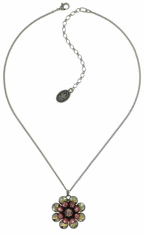 Konplott Kette "Lost Garden" rose/braun