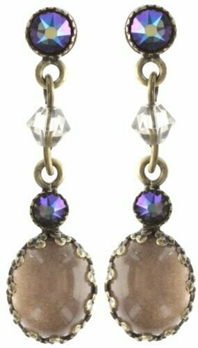 Konplott Ohrringe "Melody Drops" beige/vitrail