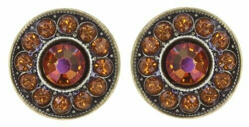 Konplott Ohrringe "Spell on you" braun/orange