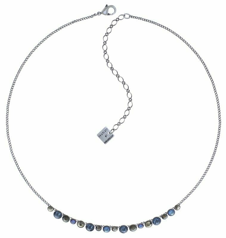 Konplott Kette "Water Cascade" blau/braun
