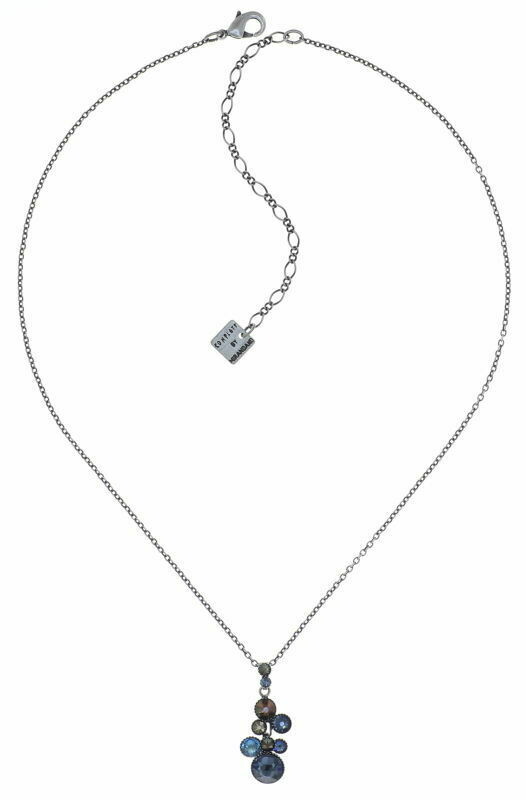 ​Konplott Kette "Water Cascade" blau/braun