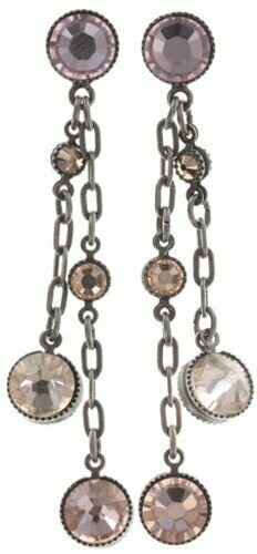 ​Konplott Ohrringe "Waterfalls" rose/beige