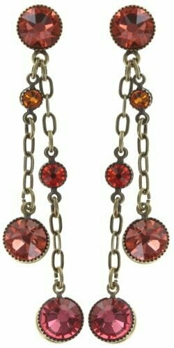 ​Konplott Ohrringe "Waterfalls" fuchsia/orange