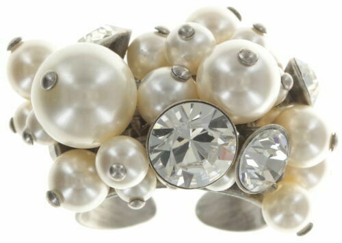 Konplott Ring "Pearl Shadow"  Perle weiß
