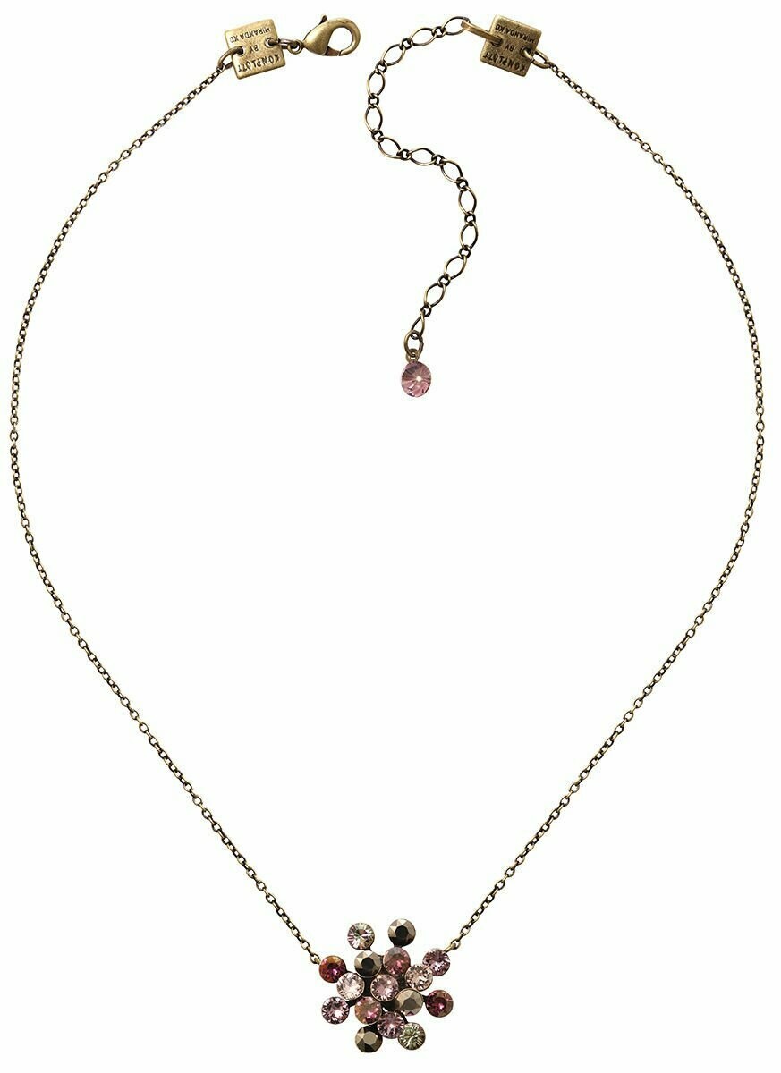Konplott Kette "Magic Fireball" lila/braun/beige