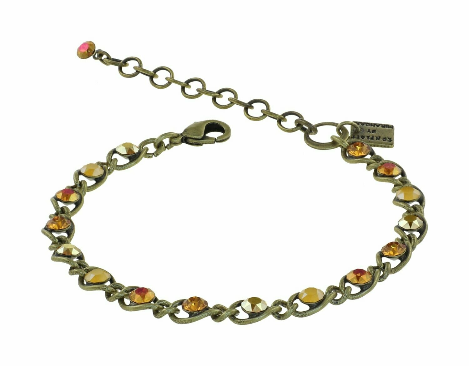 Konplott Armband "Magic Fireball" Gelb,Braun