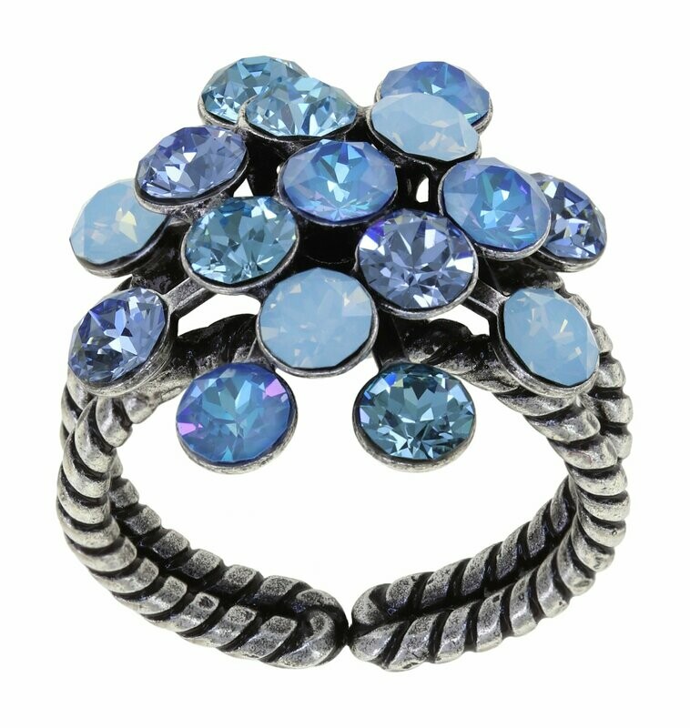 Konplott Ring "Magic Fireball" Blau