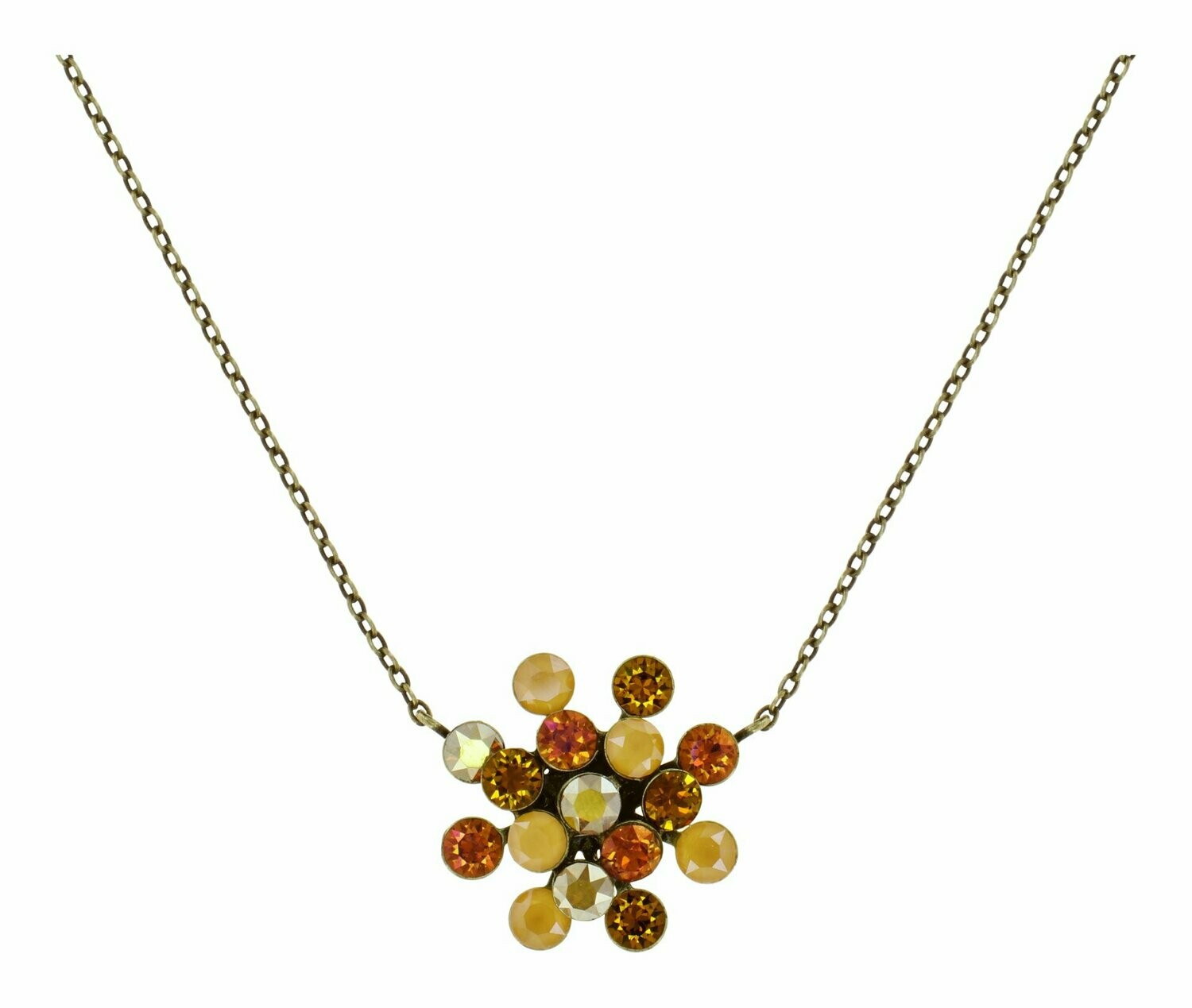 Konplott Kette "Magic Fireball" Gelb / braun