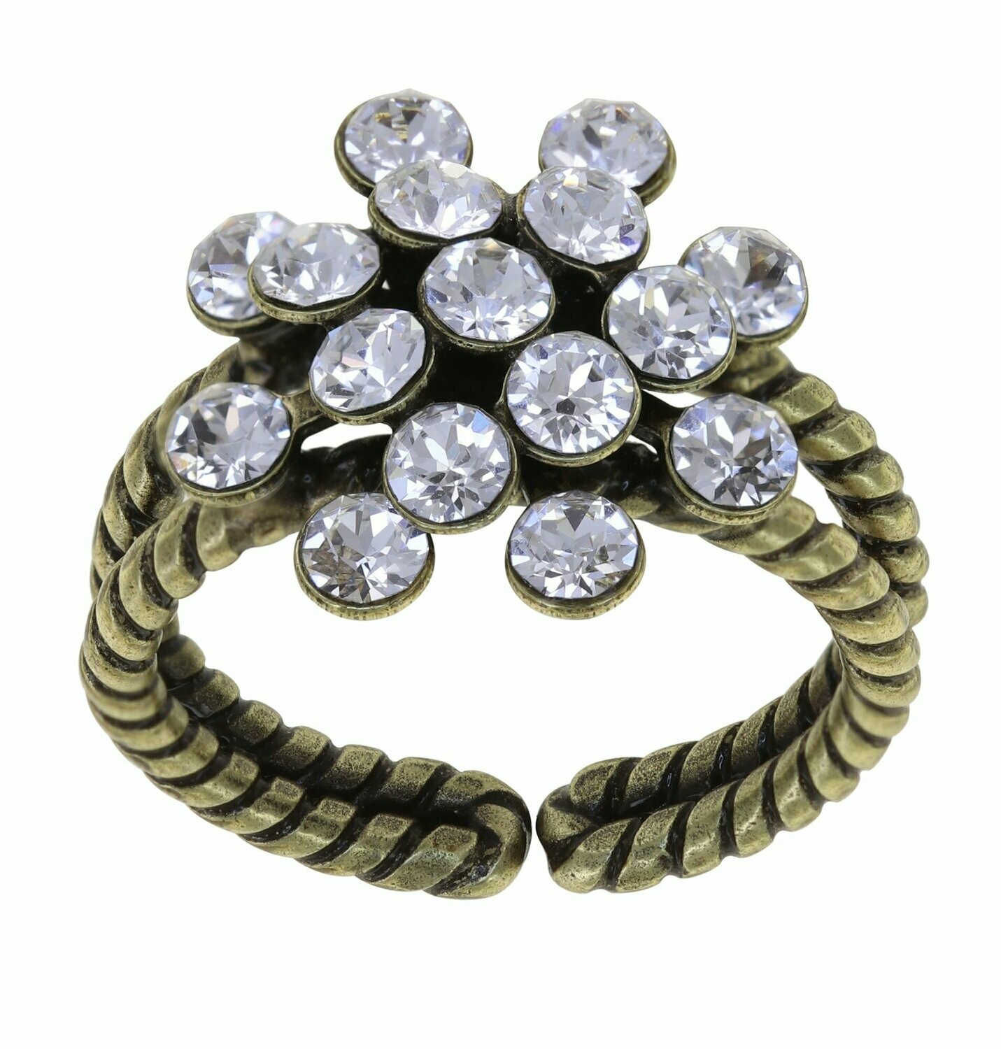 Konplott Ring "Magic Fireball" Mini Crystal Clear