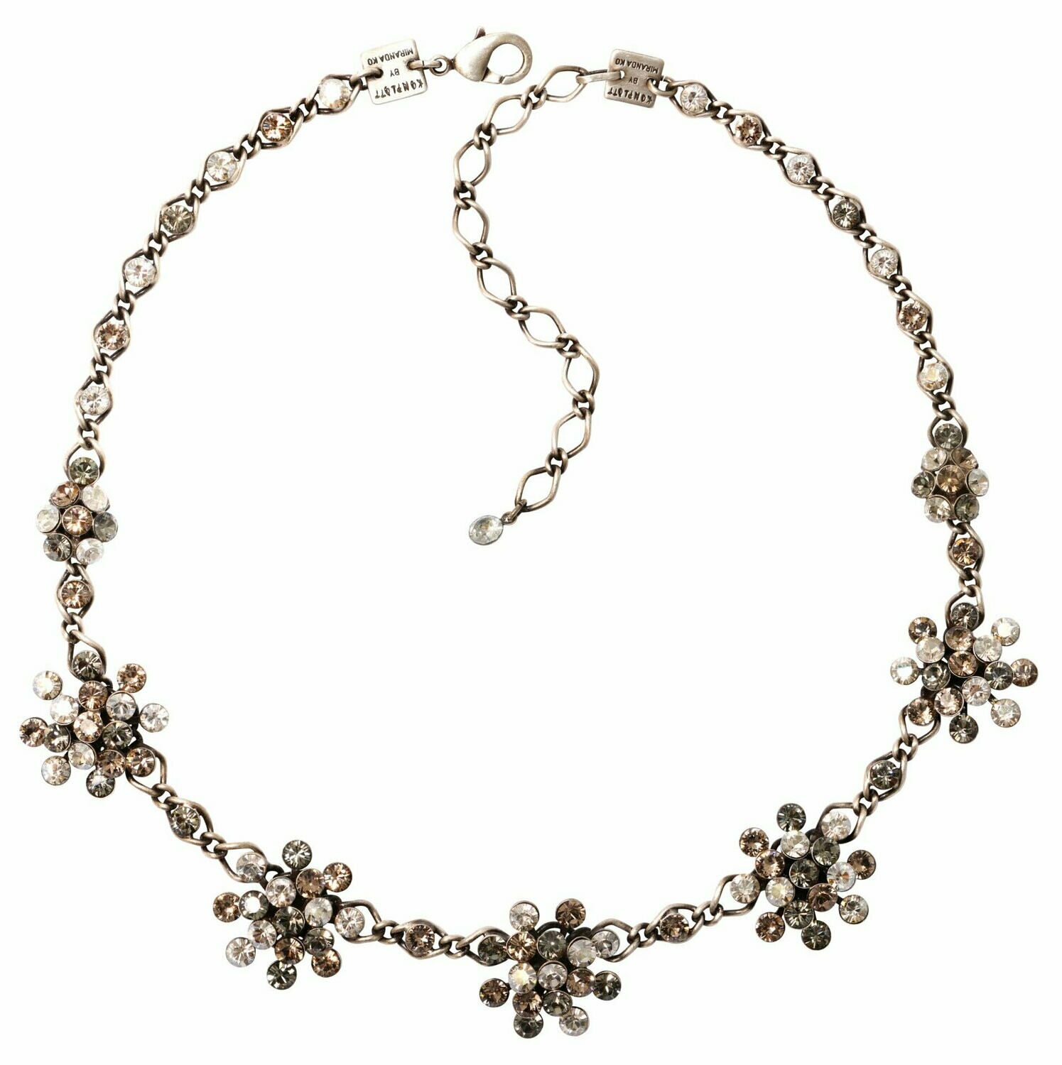 Konplott Kette "Magic Fireball" multi grau / mit erdig
