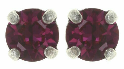 Konplott Ohrringe "Black Jack" Rosa, Lila