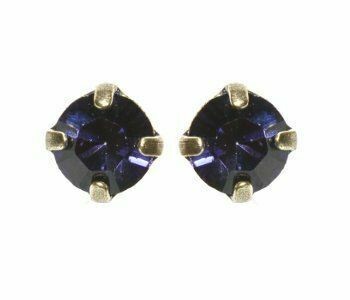 Konplott Ohrringe "Black Jack" Lila