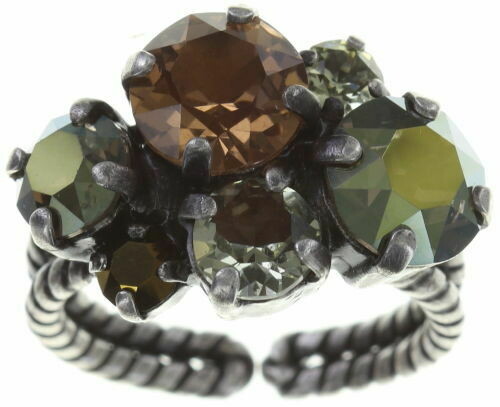 Konplott Ring "Ballroom Classic Glam" braun