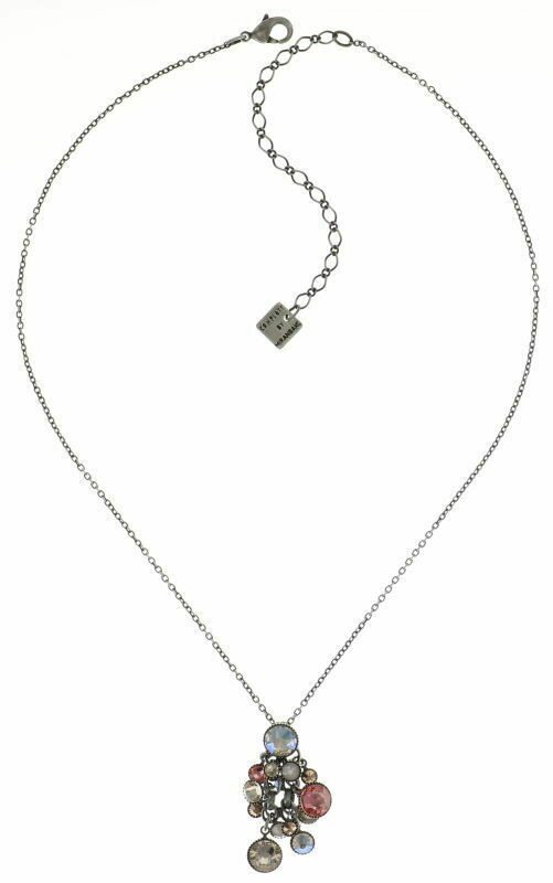 Konplott Kette "Waterfalls" beige/weiß/rose