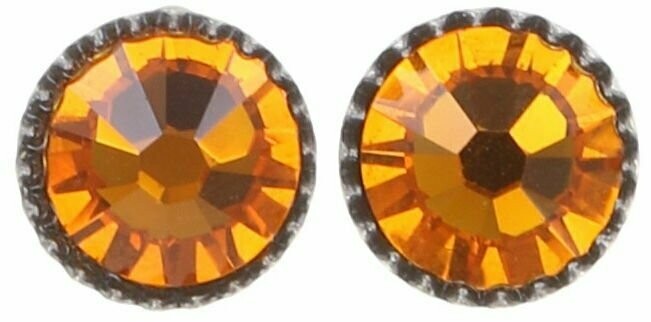 Konplott Ohrringe "Black Jack" orange - tangerine
