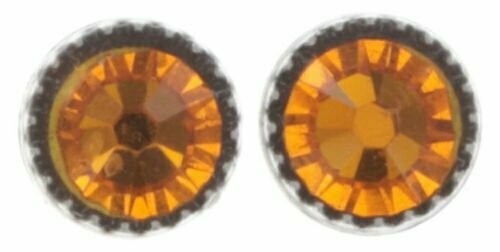 Konplott Ohrringe "Black Jack"  cognac-orange