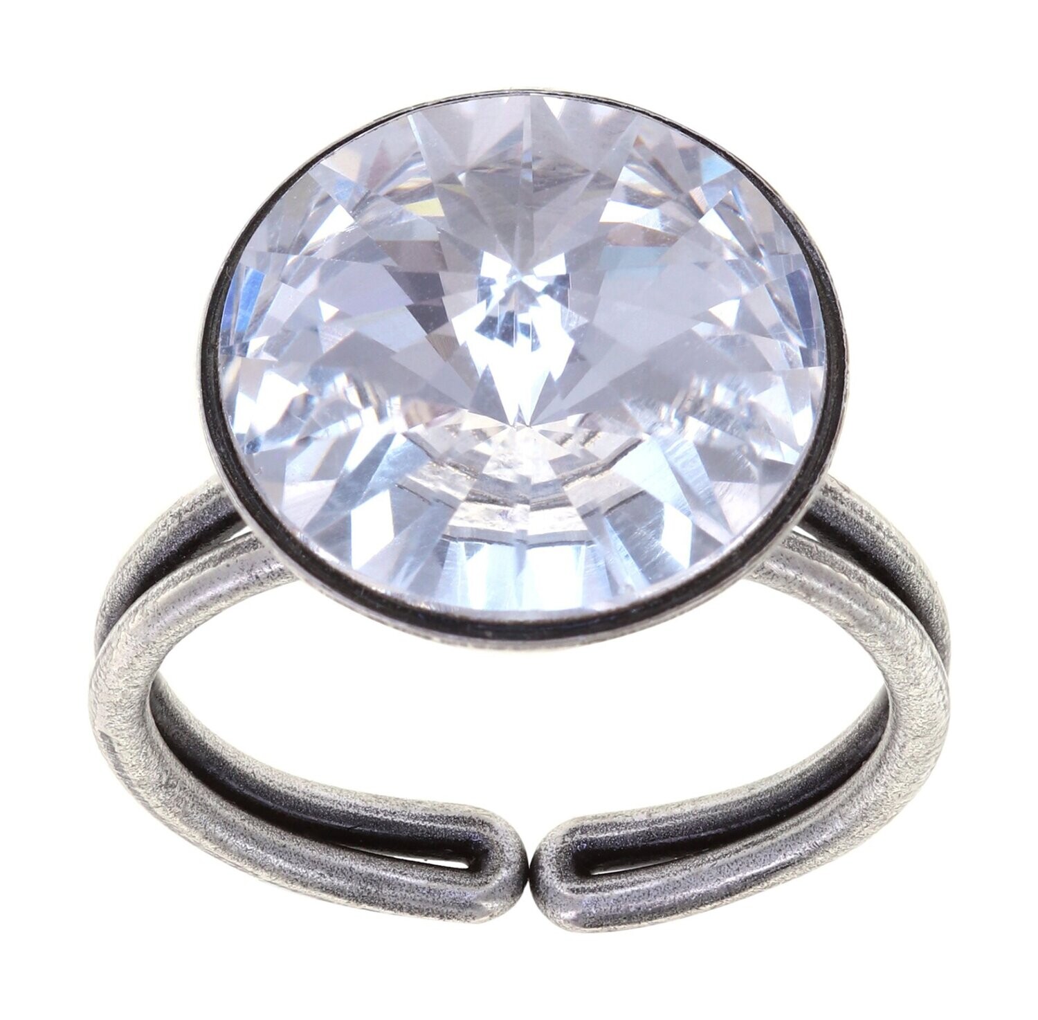Konplott Ring  "Rivoli" weiß