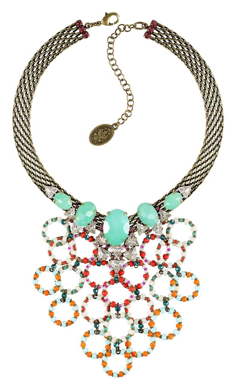 ​Konplott Collier  "Hippie" multi , Woodstock