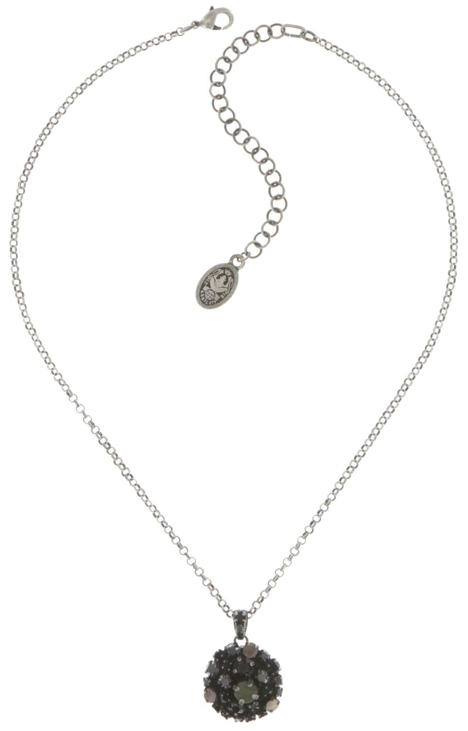 Konplott Kette "Ballroom" Grau, Schwarz