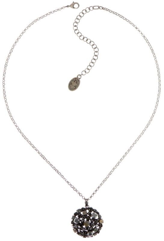 Konplott Kette "Ballroom" Grau, Schwarz
