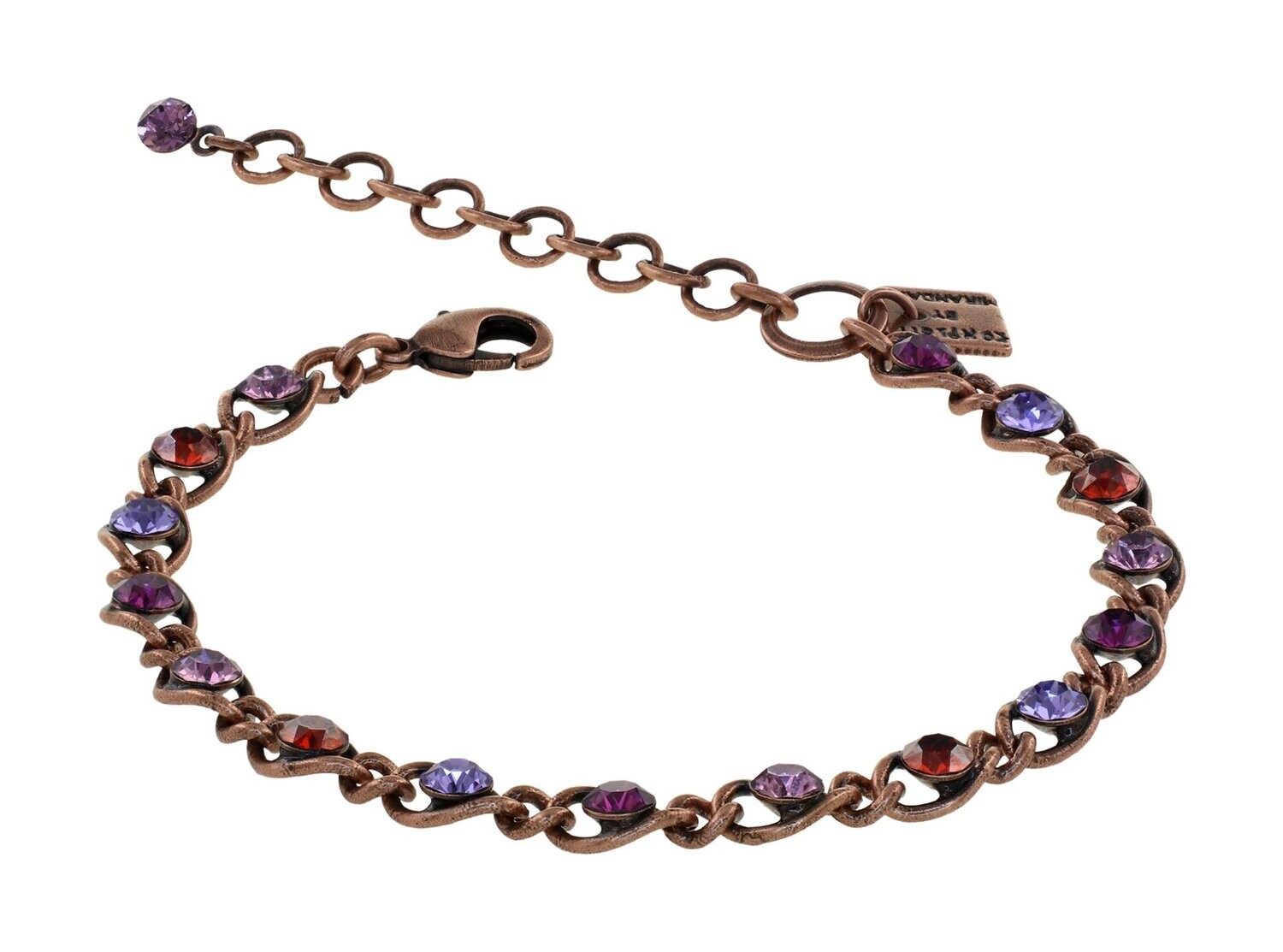Konplott Armband "Magic Fireball" Rot, Lila - Ruby Violet