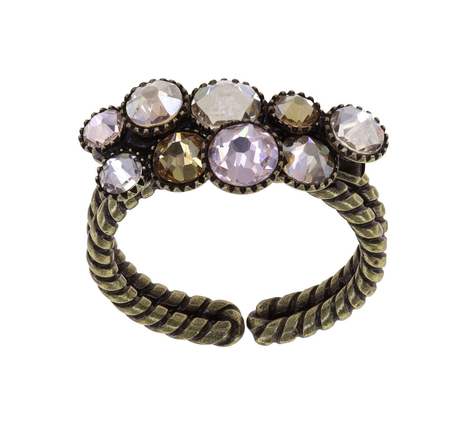 Konplott Ring "Water Cascade" Rose, Beige