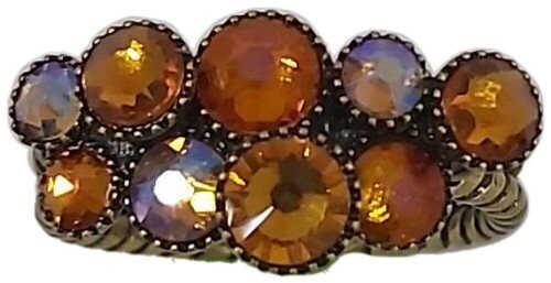 Konplott Ring "Water Cascade" Rosa, Orange, Beige