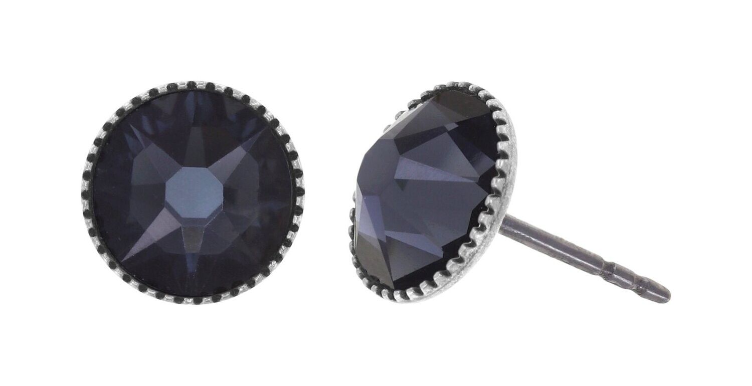 Konplott Ohrringe "Black Jack" black graphite