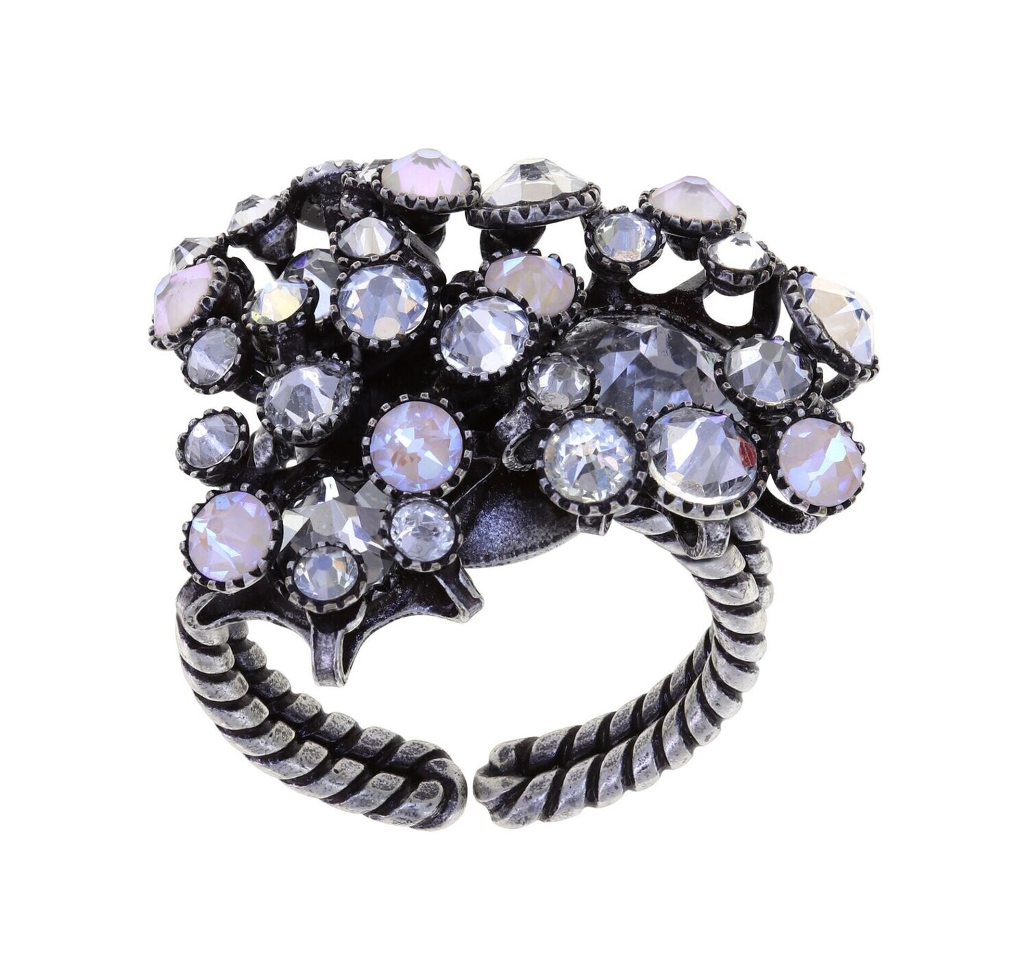 Konplott Ring "Alien Caviar" weiß