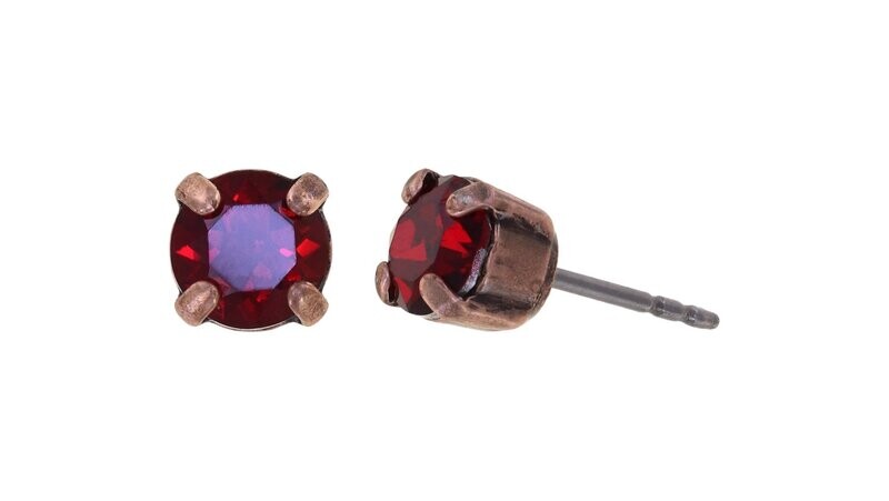 Konplott Ohrringe "Black Jack" Rot