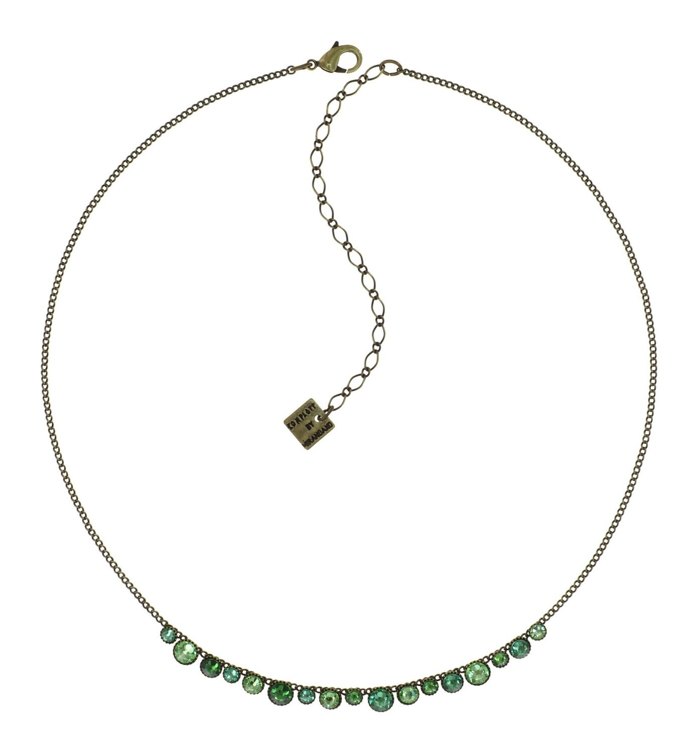 ​Konplott Kette "Water Cascade" Frogging grün