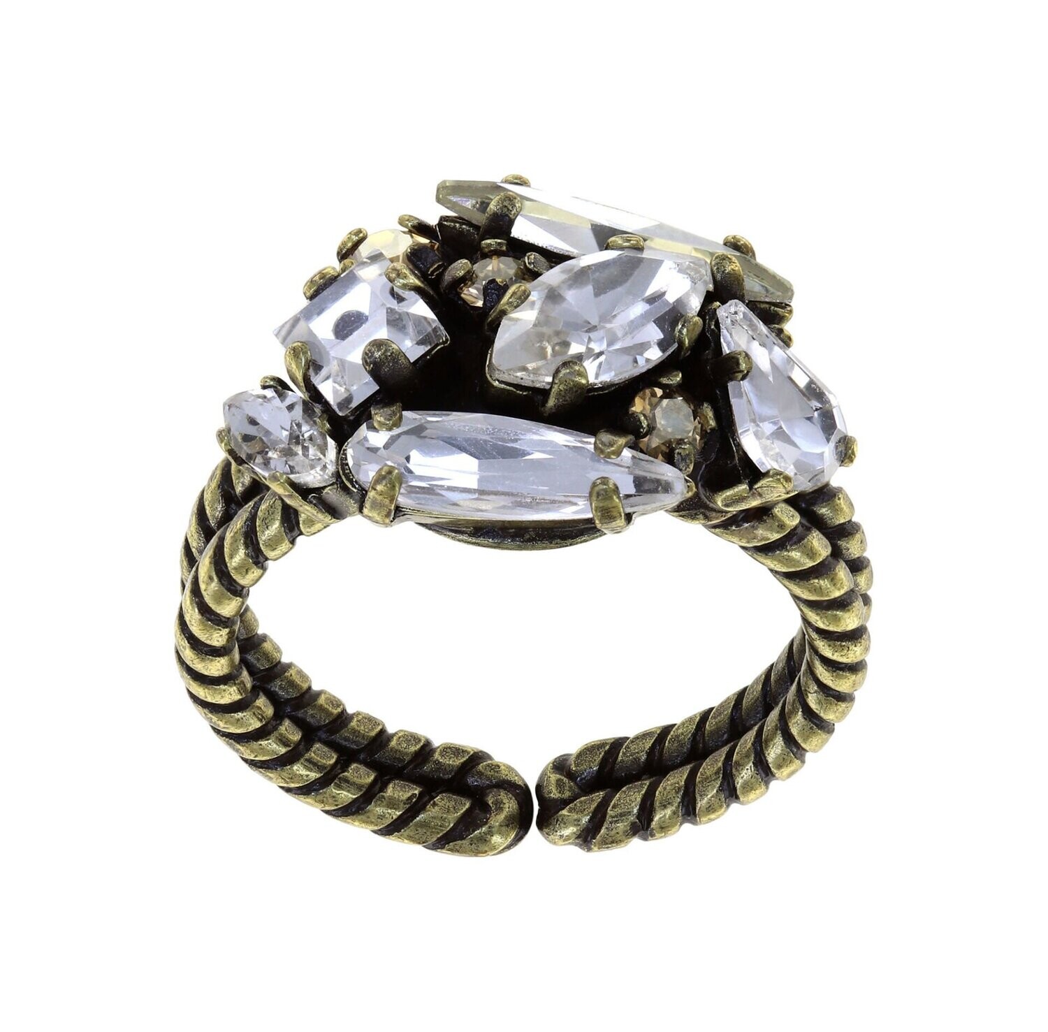 Konplott Ring "Abegail"  Liquid Whites