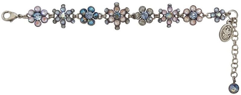 Konplott Armband Konplott Armband "Lost Garden" Blau, Multi, Rosa, Grün, Rose