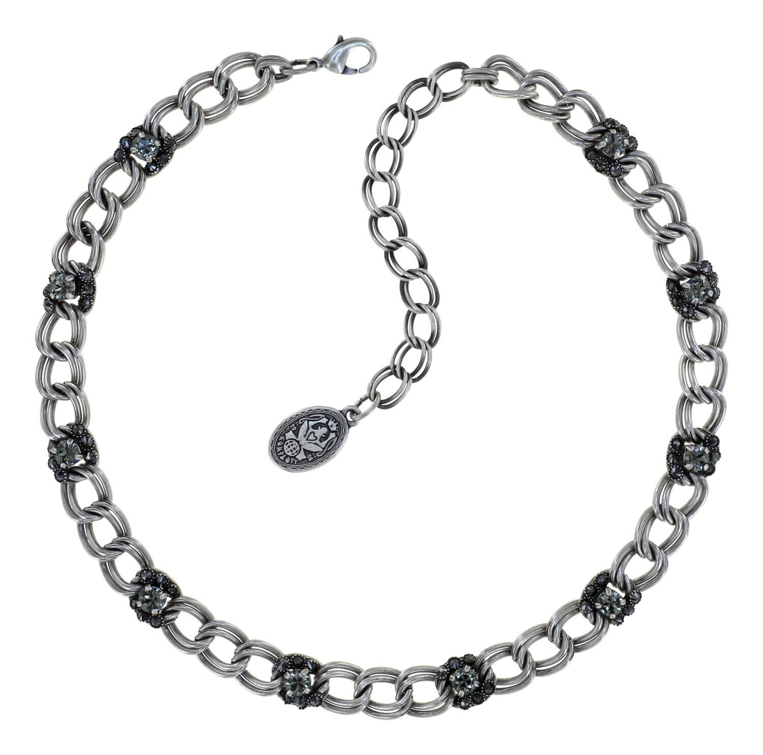 Konplott Kette "Chanelion Rocks"  Silver Grey