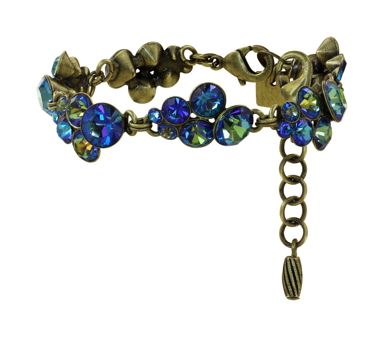 Konplott Armband "Petit Glamour" Blau, Grün vitrail