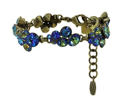 Konplott Armband "Petit Glamour" Blau, Grün vitrail