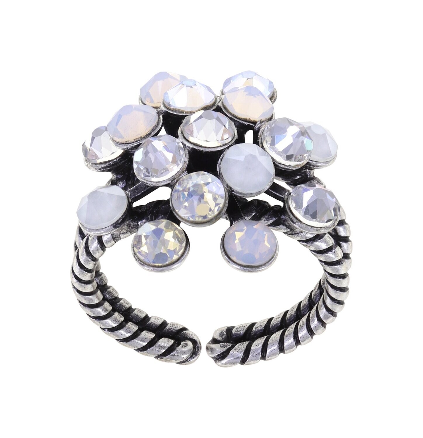 ​Konplott Ring "Magic Fireball" weiß