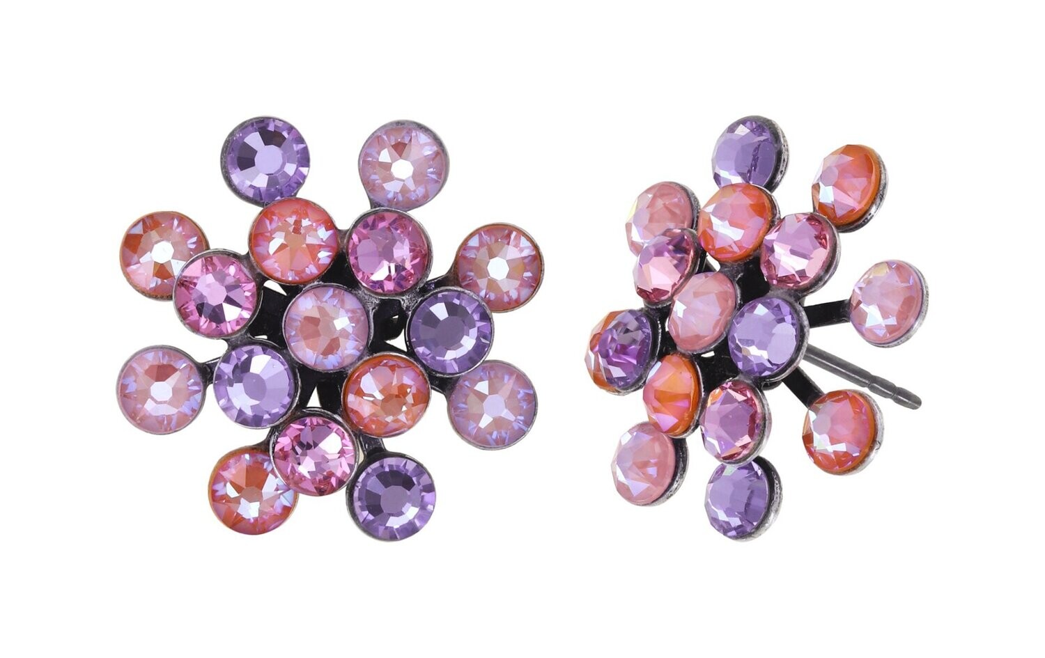 ​Konplott Ohrringe "Magic Fireball" pink/lila