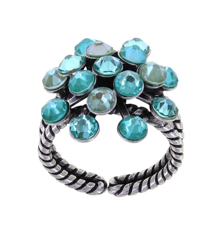 Konplott Ring Konplott Ring "Magic Fireball" blue/green