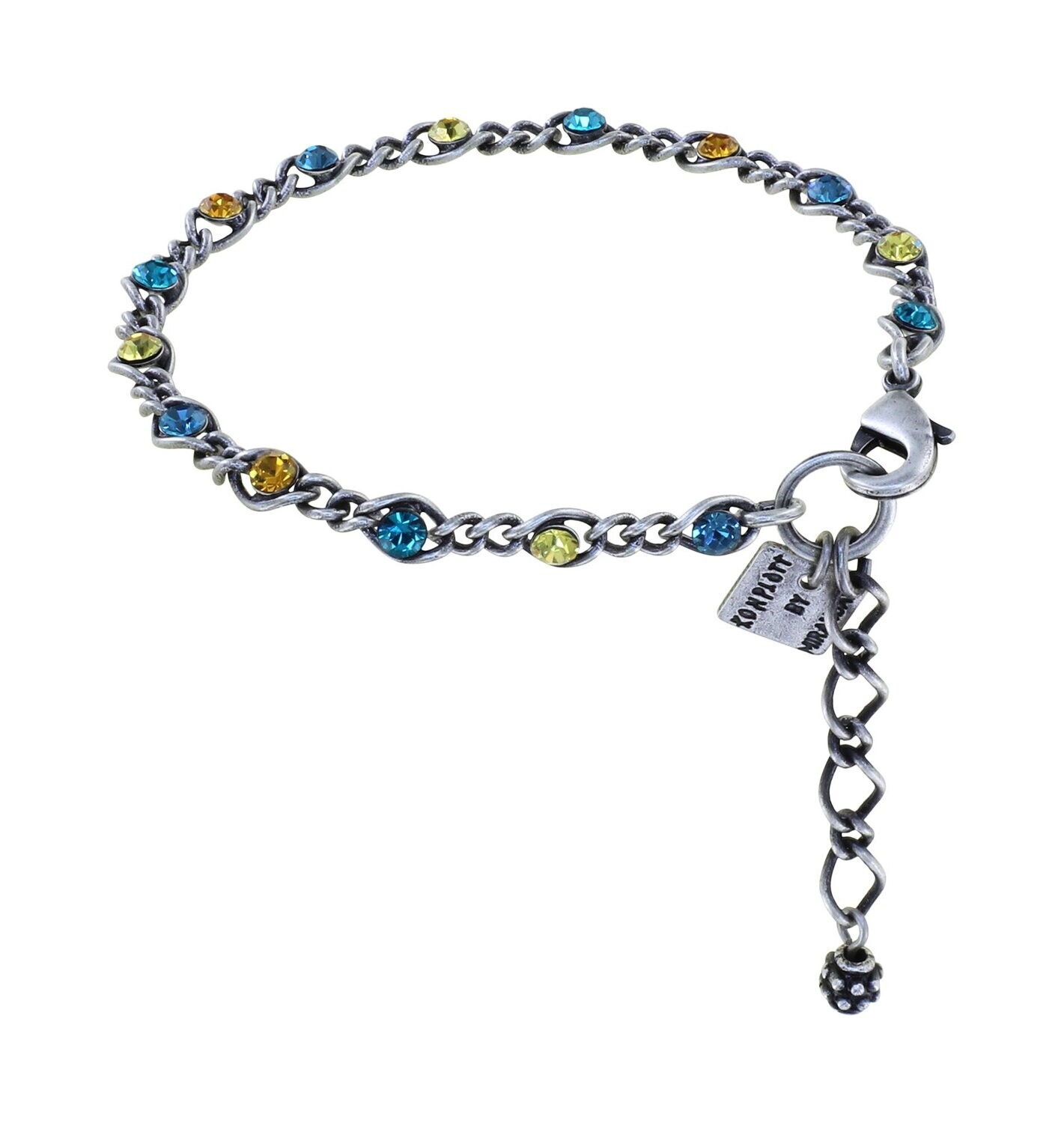 ​Konplott Armband "Magic Fireball" blue/yellow