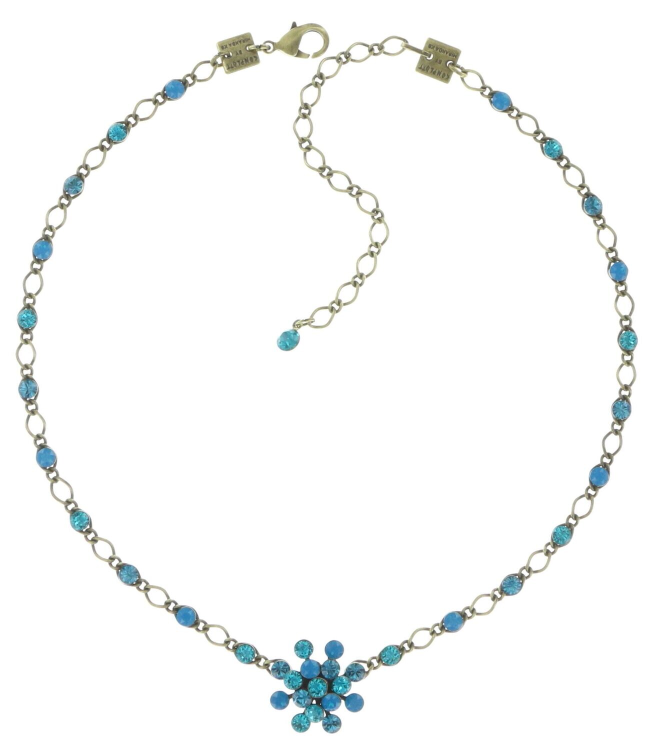 Konplott Kette "Magic Fireball" türkis/blau-opal