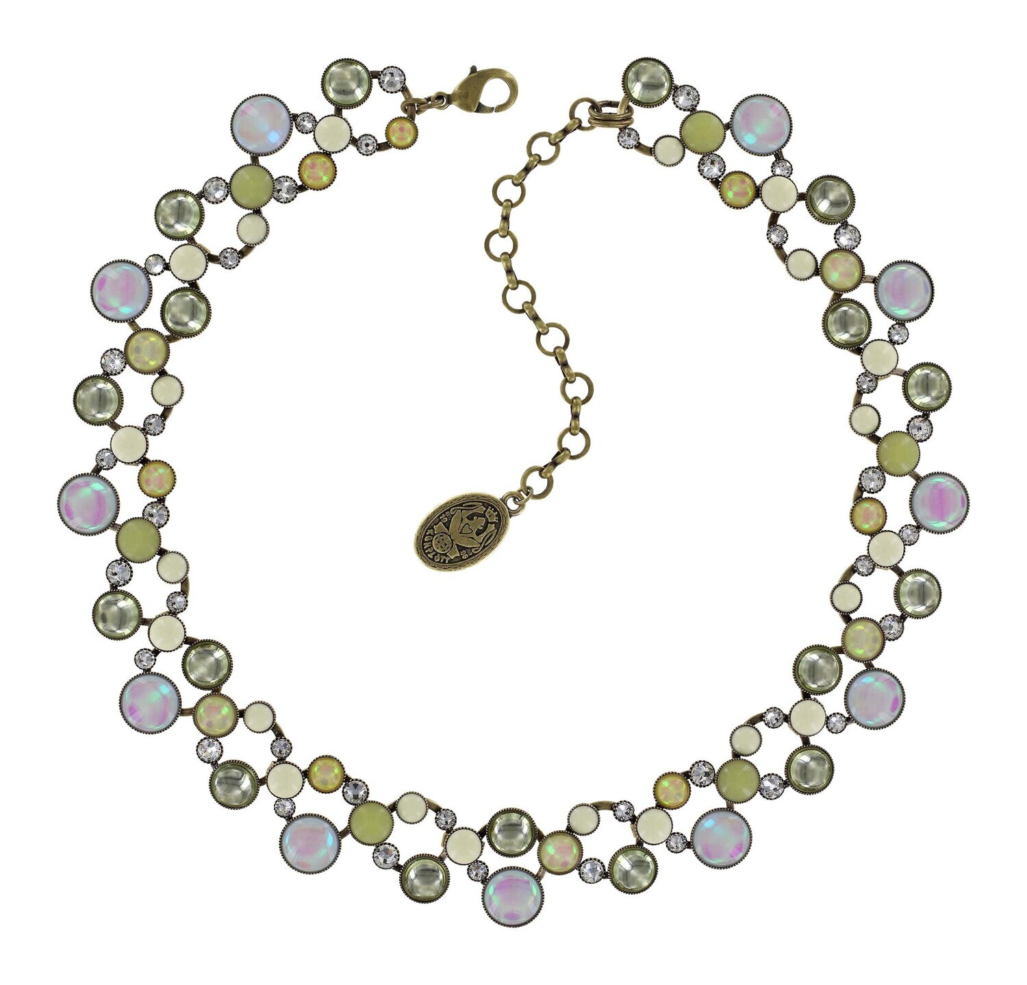 Konplott Kette "Shopping Drops" Weiß, Beige