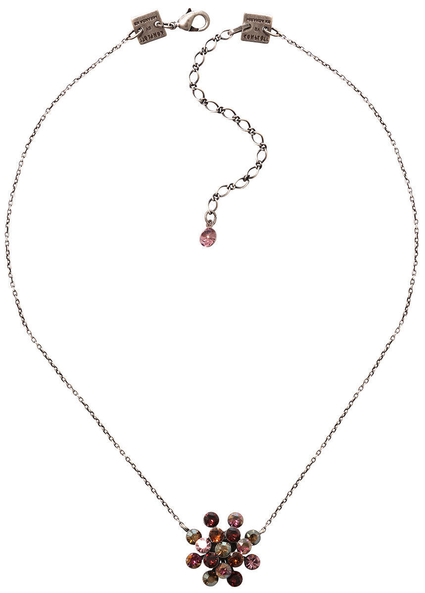 Konplott Kette "Magic Fireball" lila , braun , rose