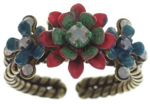Konplott Ring Konplott Ring "Mille Fleurs" Multi