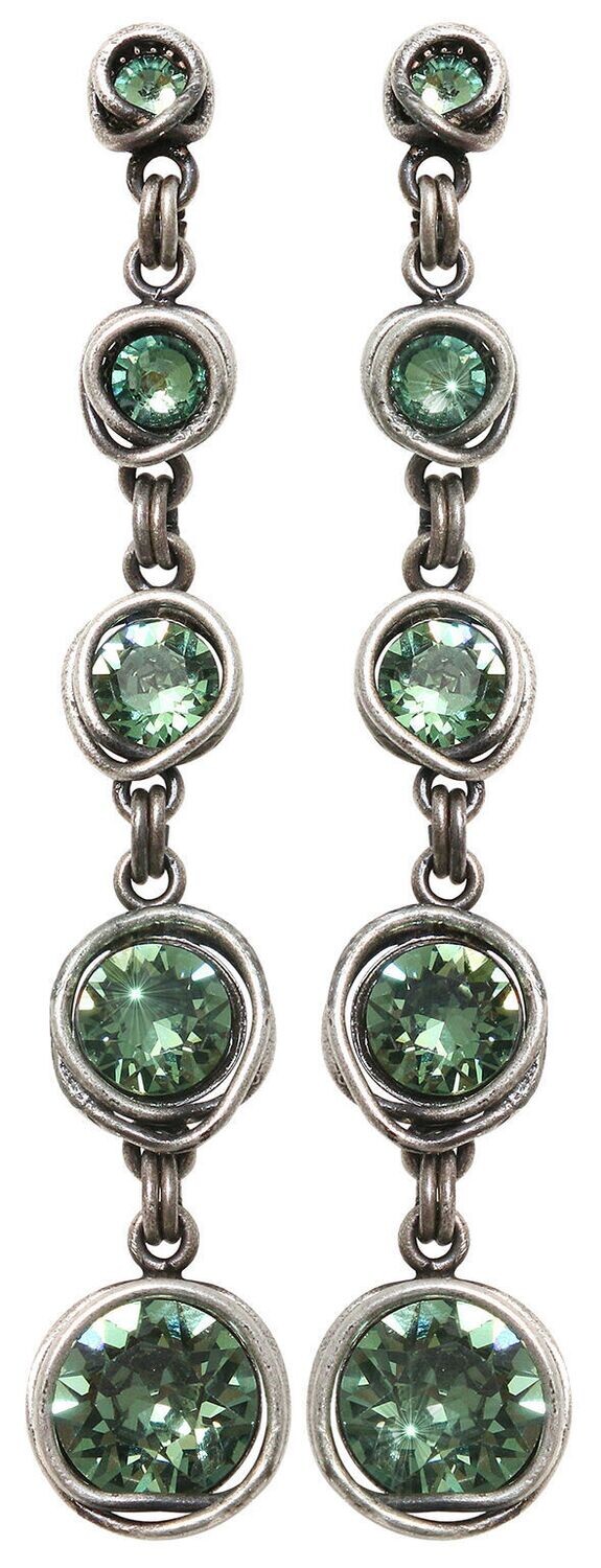 Konplott Ohrringe "Sparkle Twist" grün
