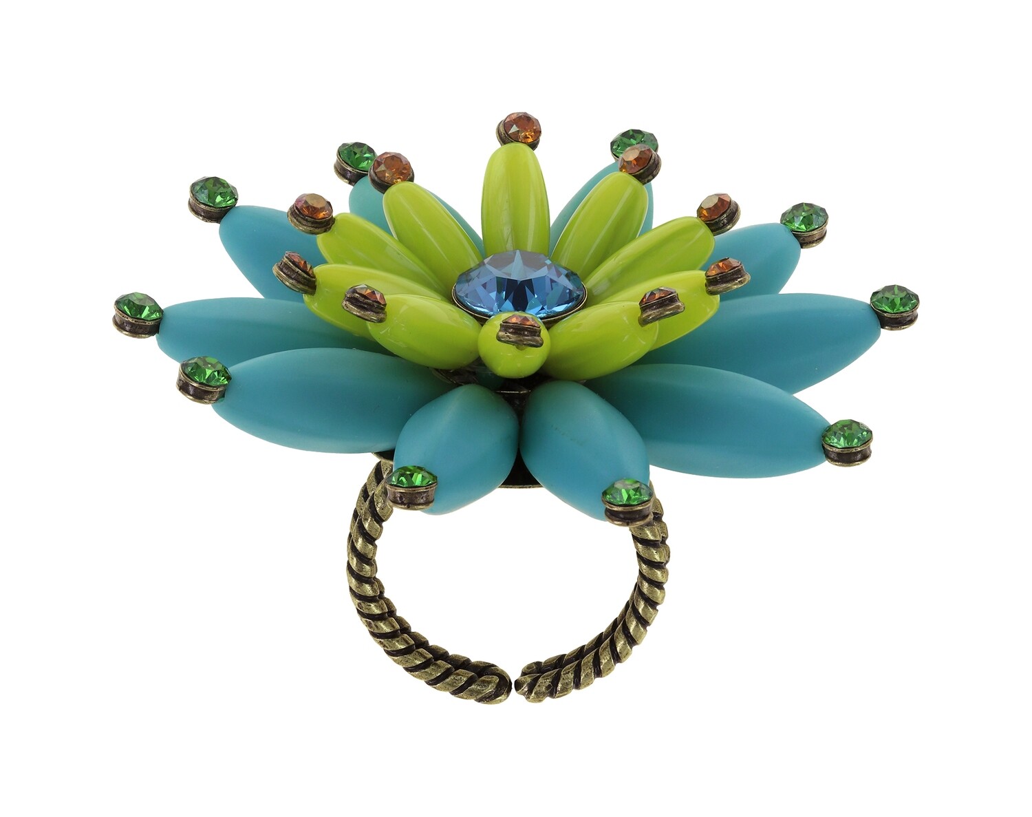 Konplott Ring  Konplott Ring "Daisy Riot" zu green