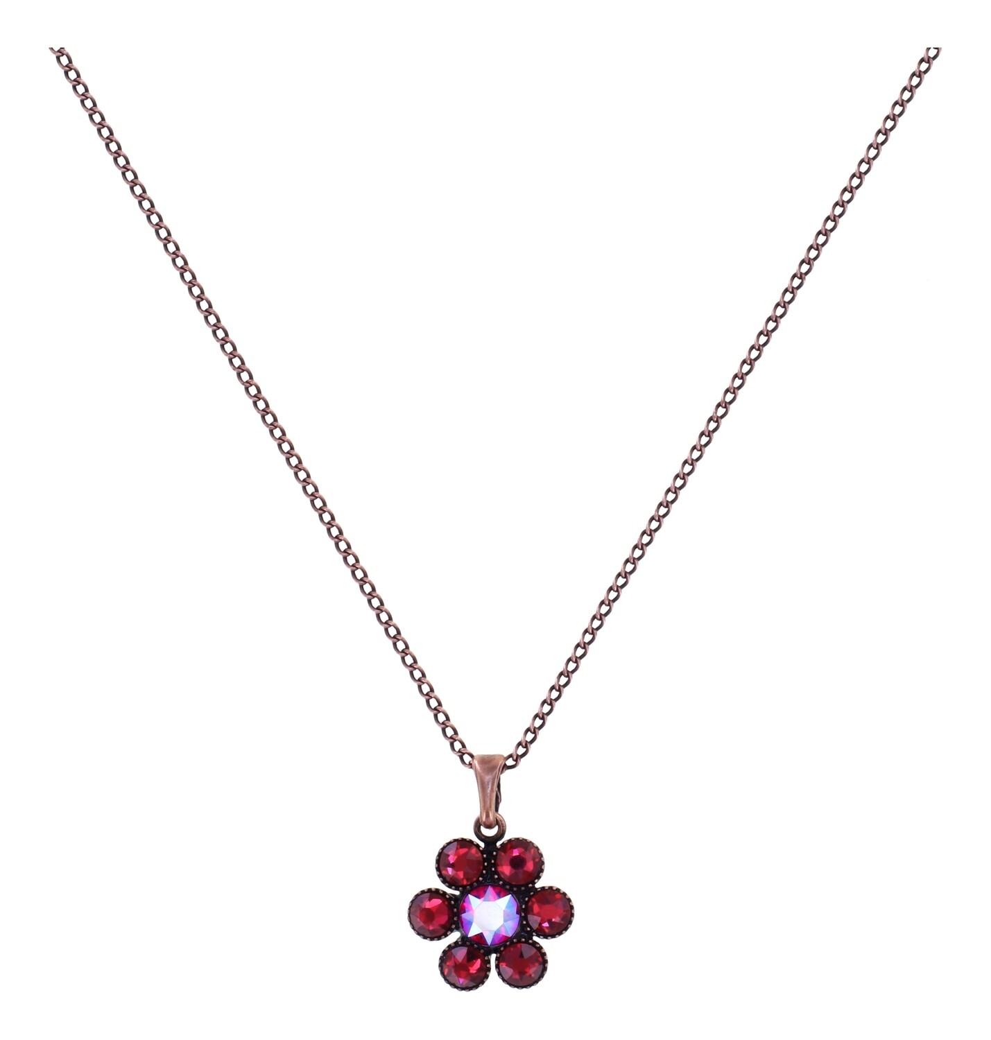 Konplott Kette "Lost Garden" Rot, Rosa, Lila, Rose