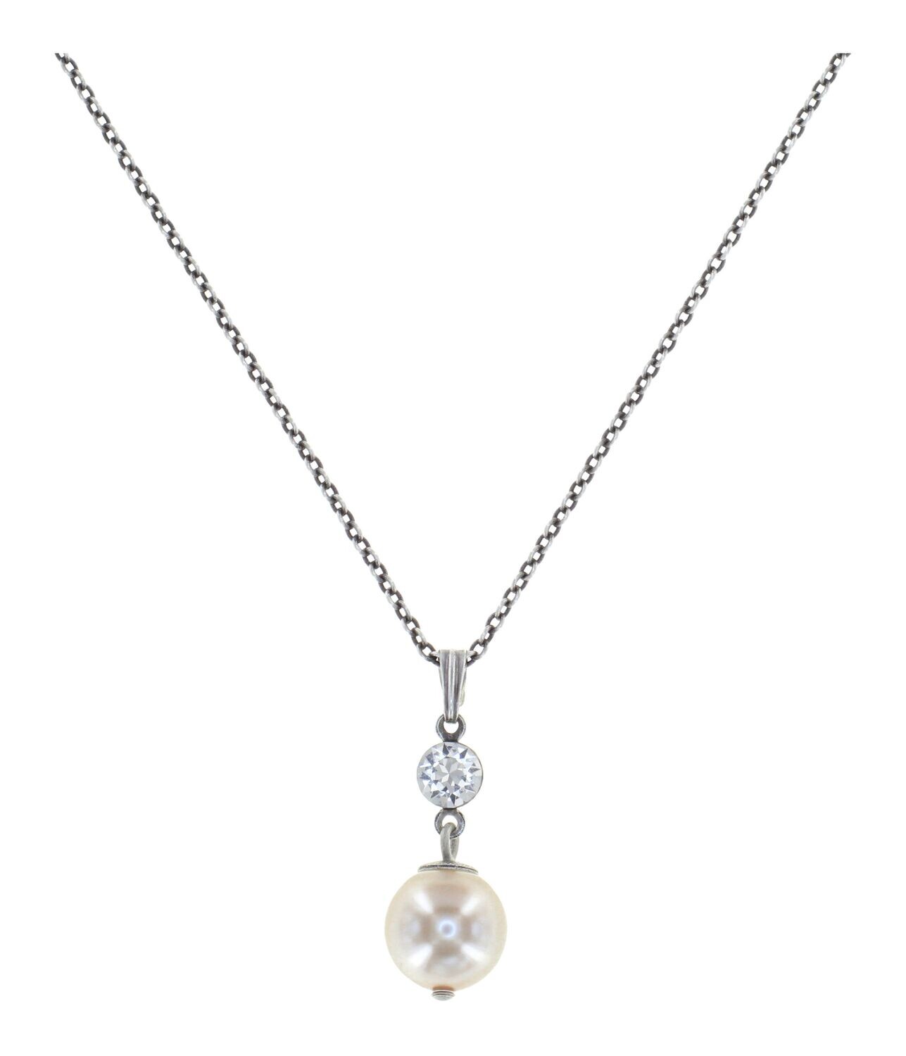 Konplott Kette "Pearl Shadow" weiß
