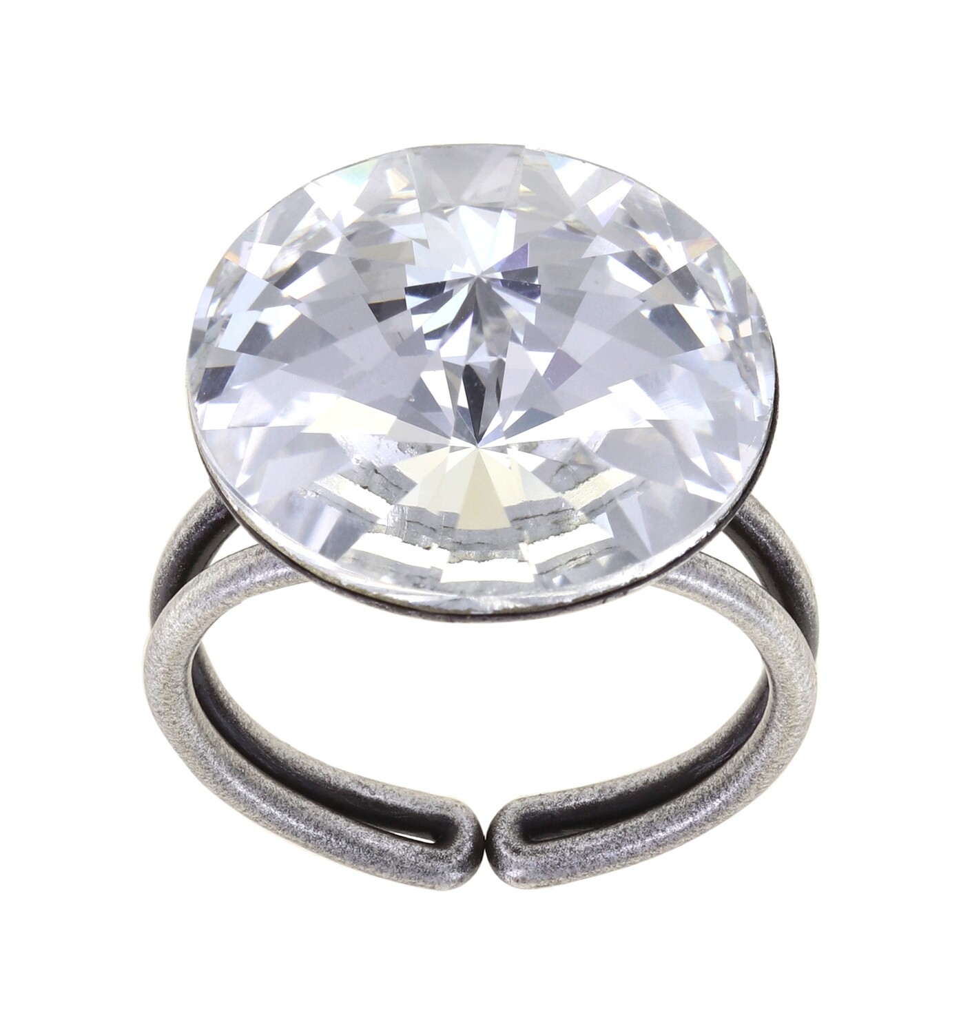 ​Konplott Ring  "Rivoli" weiß